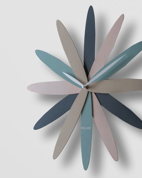 Wall Clock Bloom - Multicolor