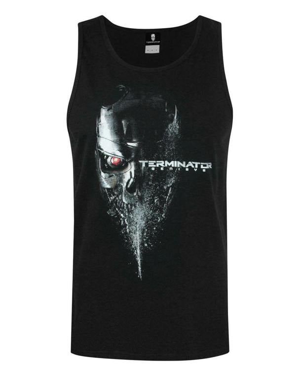 Vanilla Underground Terminator Mens Black Logo Vest