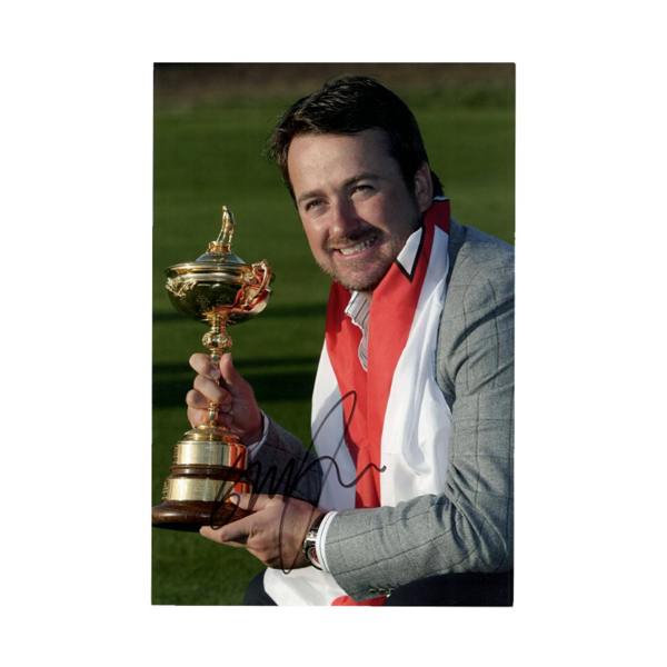 Graeme McDowell Signed 12x8 Image