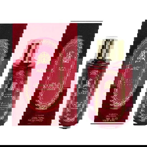 Adyan Oud Saffron Eau De Parfum- (3.4Oz) 100ml bottle with box front view