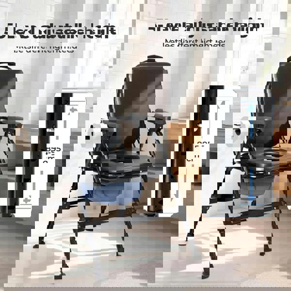 Levede Commode Toliet Chair for Disabled Folding Adjustable Remmoveable Seat