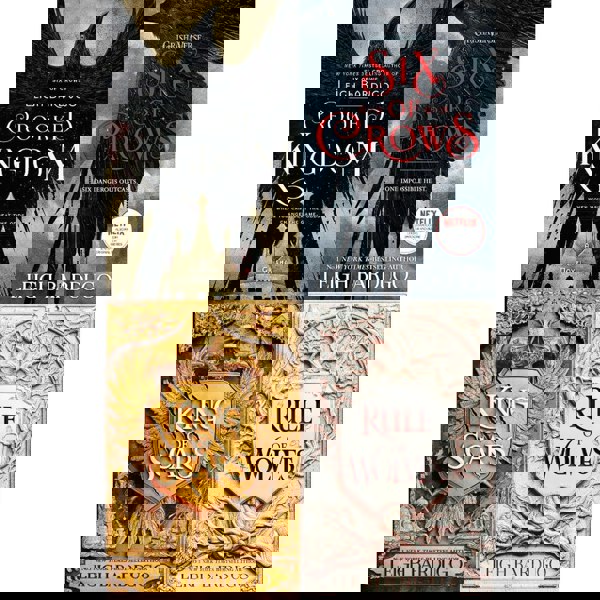 Leigh Bardugo 4 Books Collection Set (Rule of Wolves, King of Scars, Six of Crows And Crooked Kingdom)