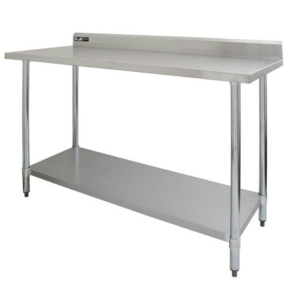 Kukoo 5ft Catering Bench With Double Over-Shelf