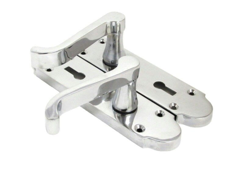 EDH Door Hardware Epsom Door Handles x1 – Chrome Internal Lever Handles for Interior Doors