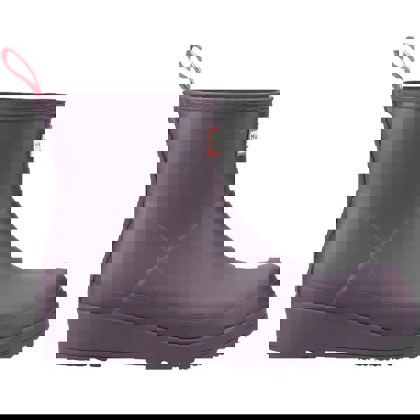 Hunter Play Short Rubber Women's Wellington Boots - Black/Grape