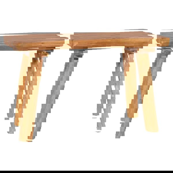 Berkfield Garden Bench 80 cm Solid Teak Wood