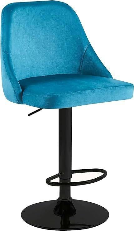HYGRAD BUILT TO SURVIVE Velvet Bar Stools Height Adjustable Swivel Soft Padded Velvet Kitchen Bar Stools Home Bar Kitchen Counter Bar stools