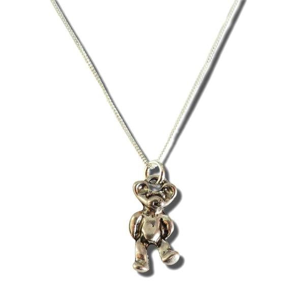 Aye Do Gifts Girls Teddy Silver Necklace