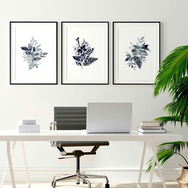 Home office wall art | set of 3 wall art prints