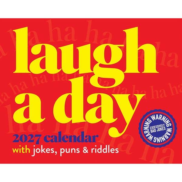 Laugh a Day Desk Calendar 2027, Desk Calendars, Day To View, Humour, Gift