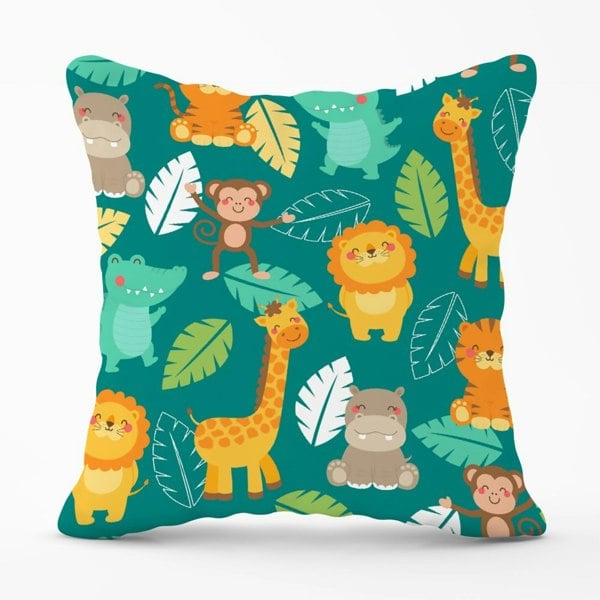 Warren Reed Jungle Animals Cushions