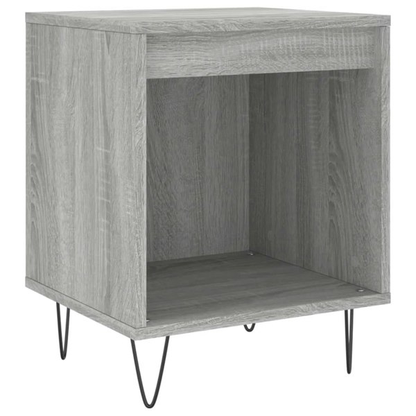 Berkfield Bedside Cabinets 2 pcs Grey Sonoma 40x35x50 cm Engineered Wood