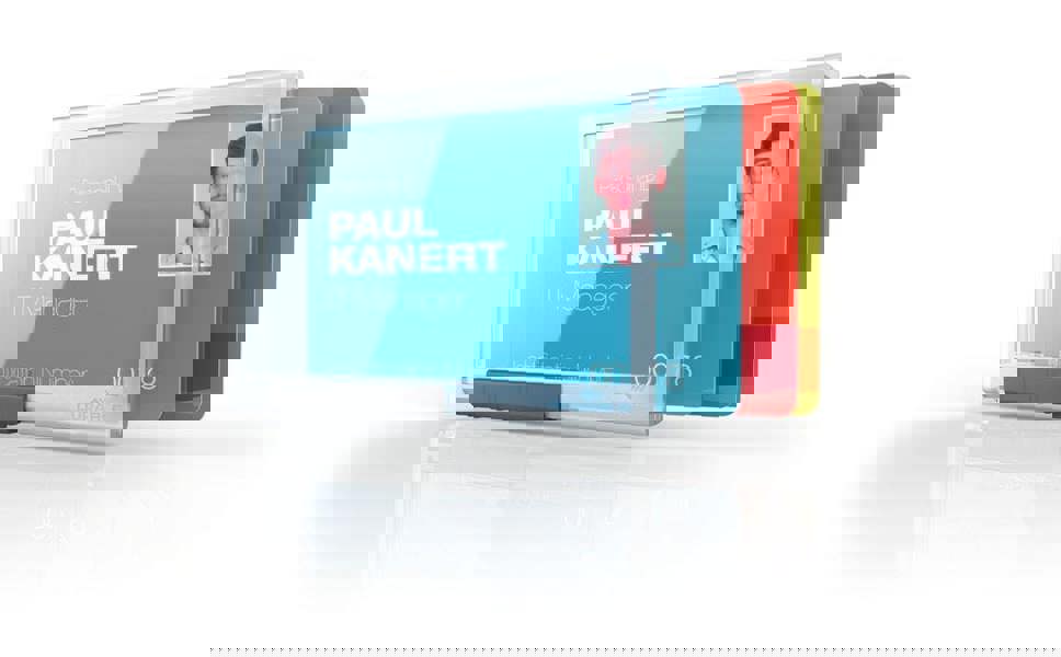 Durable PUSHBOX Trio 3 Card Security Pass ID Holder | 10 Pack | Clear