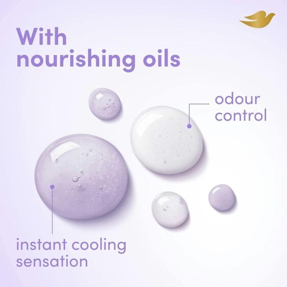 Dove Whole Body Odour Protection Deodorant Spray Lavender & Camomile, 6x150ml