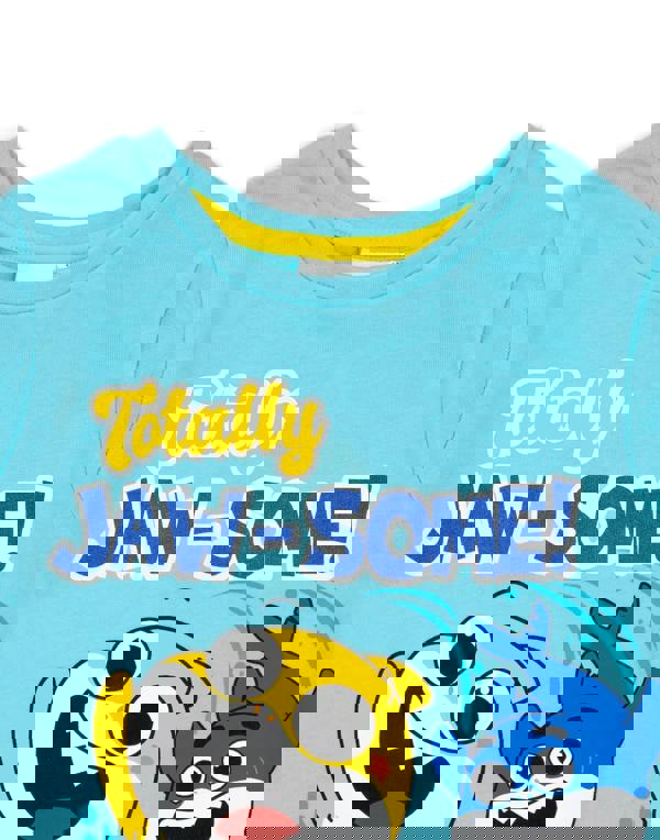 Baby Shark Boys Blue Totally Jaw-Some! Short Sleeve Short Leg Pyjama Set