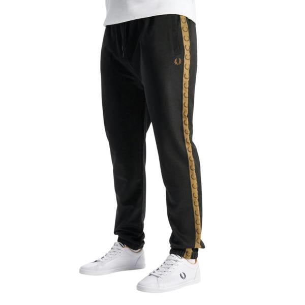 Fred Perry Seasonal Taped Black Sweatpants XL