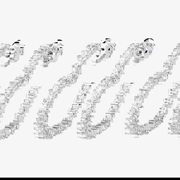 Swarovski Matrix Small Heart Hoop Earrings 5653170