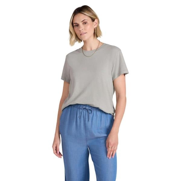 Animal Womens/Ladies Miley Linen Blend T-Shirt - Pale Green - 
