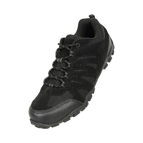 Mountain Warehouse Womens/Ladies Outdoor II Suede Walking Shoes - Black