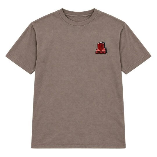 By Lanvin Block Logo Brown T-Shirt