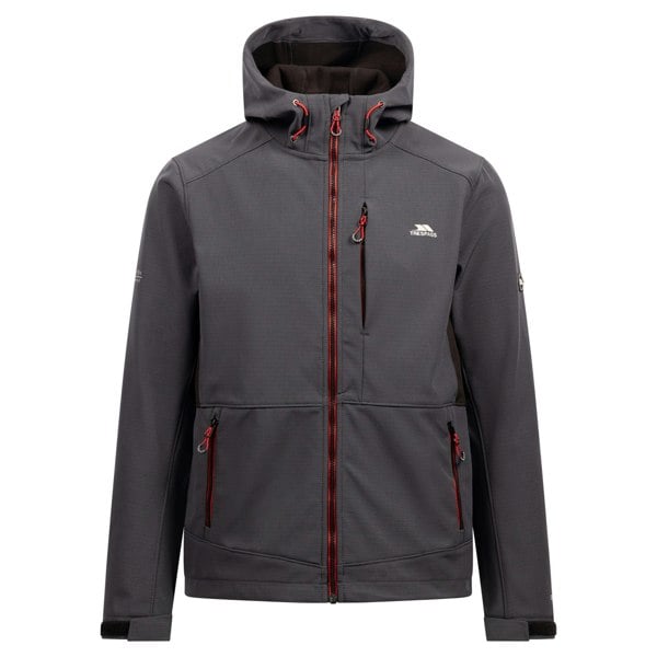 Trespass Mens Dante Soft Shell Jacket - Dark Grey