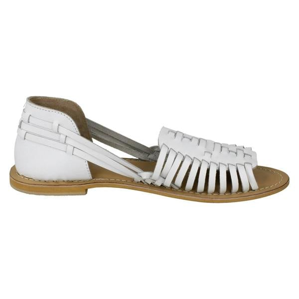 Leather Collection Ladies Leather Collection Flat Weave Sandals F00145