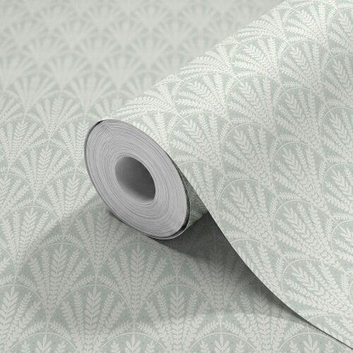 Hoopla Walls Garden Arch  - Soft Blue 10m Wallpaper