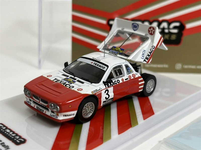 Tarmac Lancia 037 Rally Van Haspengouw 1985 Winner 1:64 Scale Tarmac Works T64PTL00285RVH03