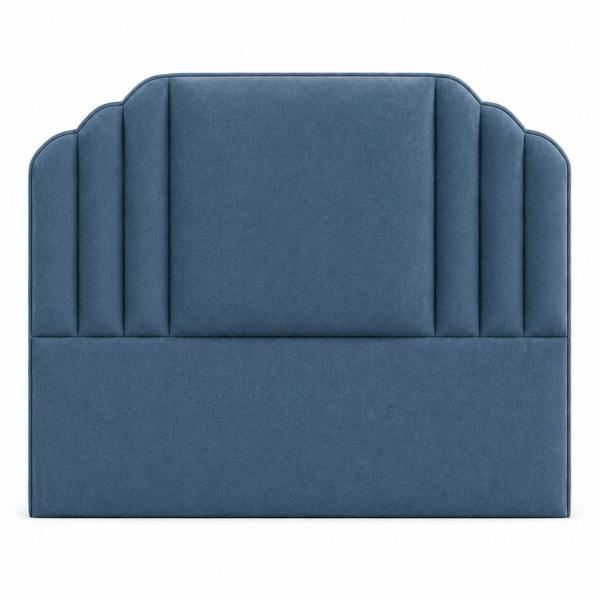 Great British Beds Zurich Headboard - Blue Plush