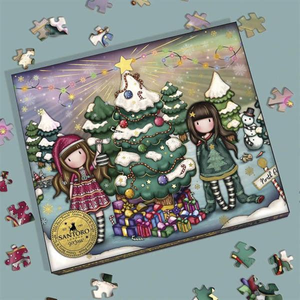 Gorjuss Merry & Bright Jigsaw, Jigsaws & Puzzles, Family, Gift