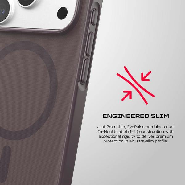 Tech21 Evo Pulse Fauxven Case with MagSafe for iPhone 17/18 Pro 6.3" Cherry - T21-11620