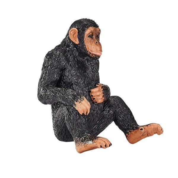 Mojo Fun Chimpanzee Wildlife Toy Figure 6.5 cm Height Approx - 387265