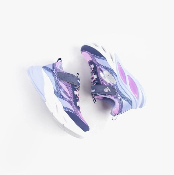 Skechers COSMIC GLOW Girls Trainers Navy Multi