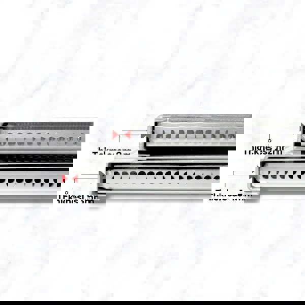 Anygleam Baking Tray Silver 1.5mm Rectangular Perforated Pastry Sheet Pan With Hole