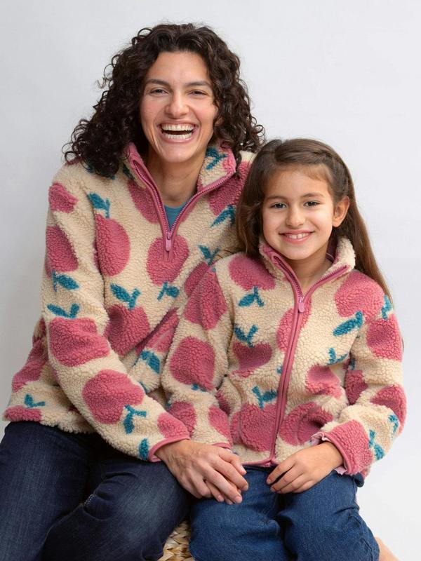 Kite Womens Apples Purbeck 1/4 Zip Teddy Fleece