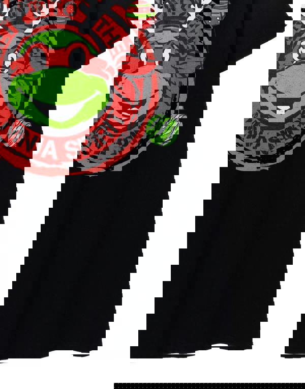 Teenage Mutant Ninja Turtles Mens Black Ninja Spirit Short Sleeved T-Shirt