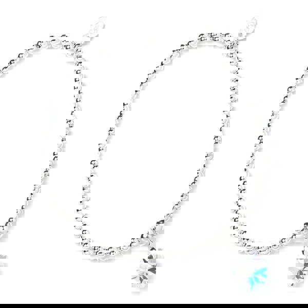 Crystal Hearts on Silver Ball Bead Bracelet - MYLEE London