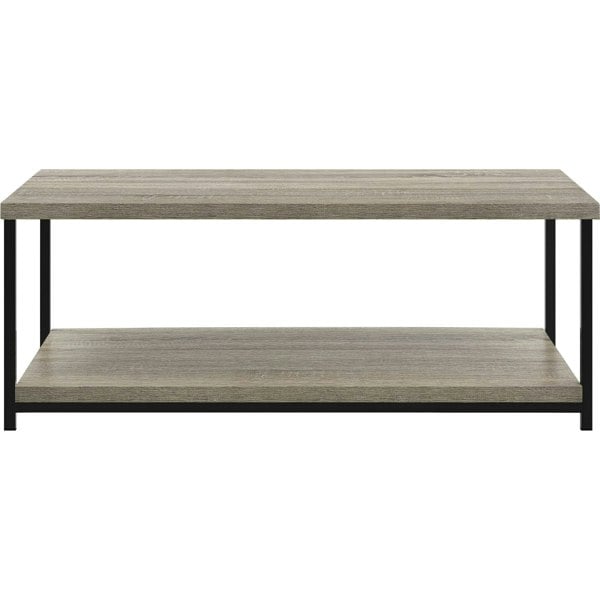 Dorel Home Elmwood coffee table in distressed grey oak