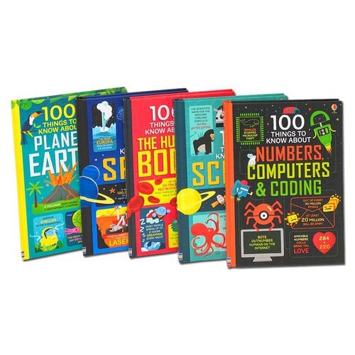 100 Things To Know 5 Book Box Set (Planet Earth, Space, Human Body, Coding & More)