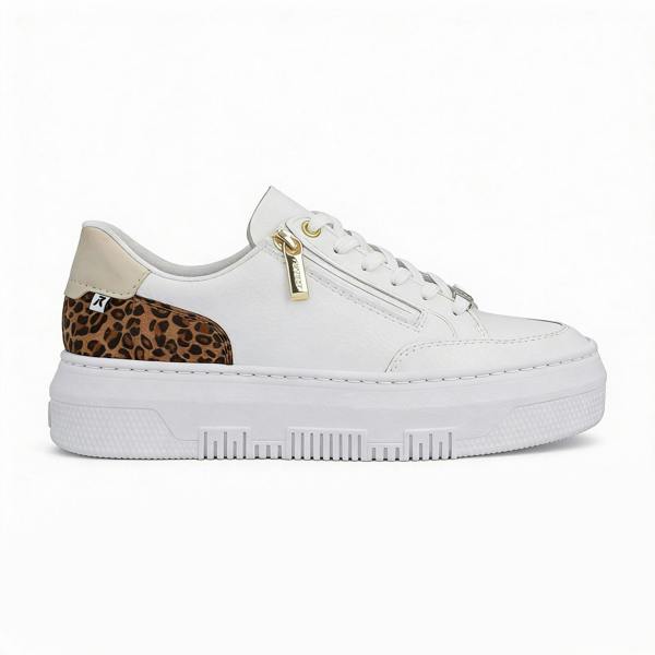 Rieker Rieker ENYA Womens Court Trainers White Multi