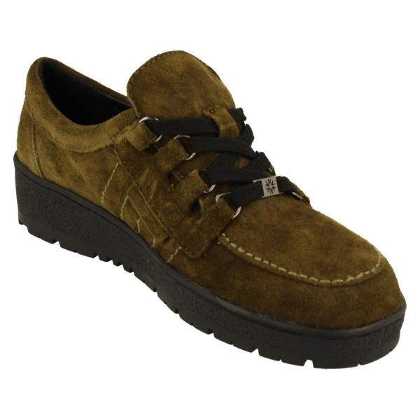 Van Dal Ladies Vandal Lace Up Casual Shoes Pepper