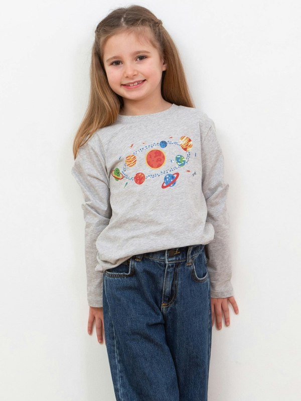 Kite Boys Organic Solar System T-Shirt