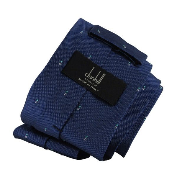 Dunhill woven silk tie in a mini neats pattern