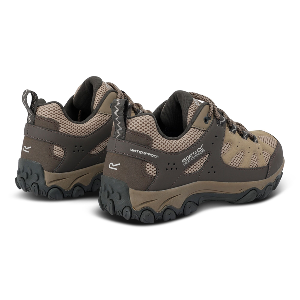 Regatta Womens Edgepoint IV Low Walking Shoes - Soft Taupe/Treetop