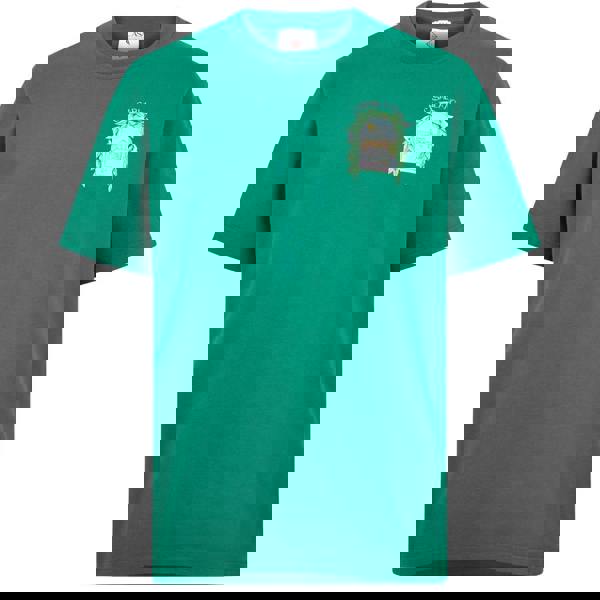 Casablanca Printed T-Shirt L'Arch De Tennis Green T-Shirt