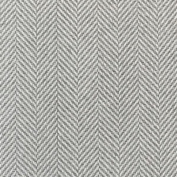 Enhanced Living Grey Herringbone Jacquard Blackout Eyelet Curtains - Bedroom & Living Room
