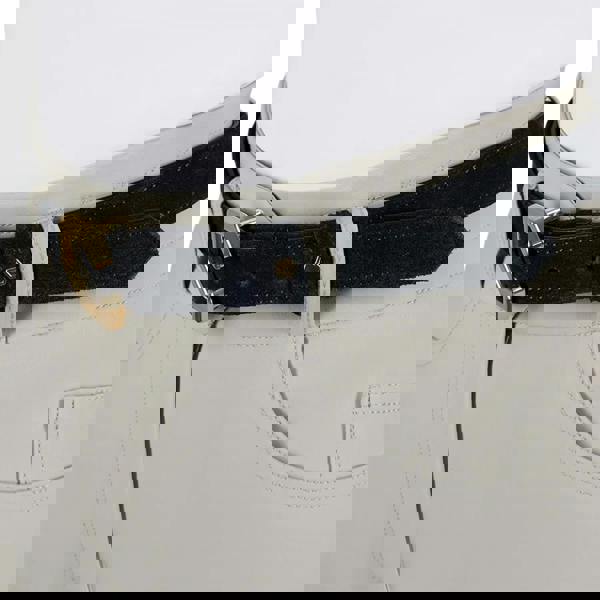 Coldstream Roxburgh Suede Belt - Navy/Silver - 