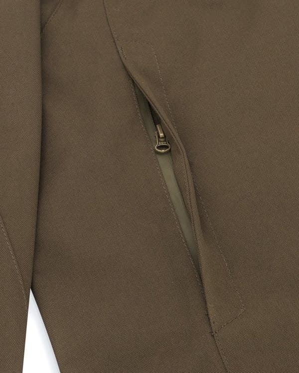 Hoggs of Fife Ballater jacket with waterproof zips showing rugged design built for farm work and shooting days