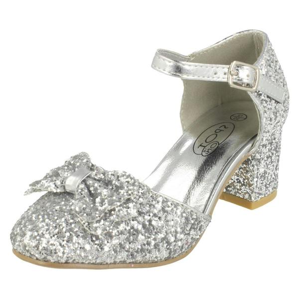 Spot On Girls Spot On Glitter Party Shoes H3081