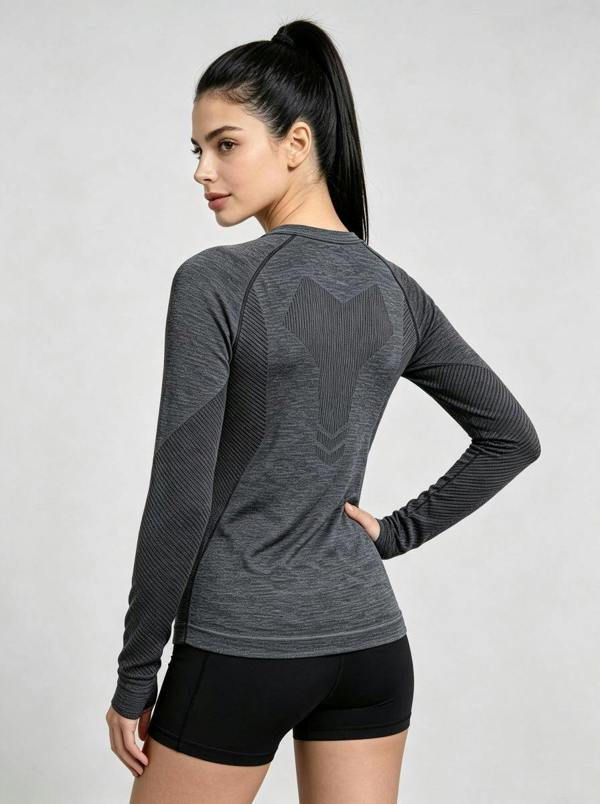 Anniou Women's Long Sleeve Fitness Top